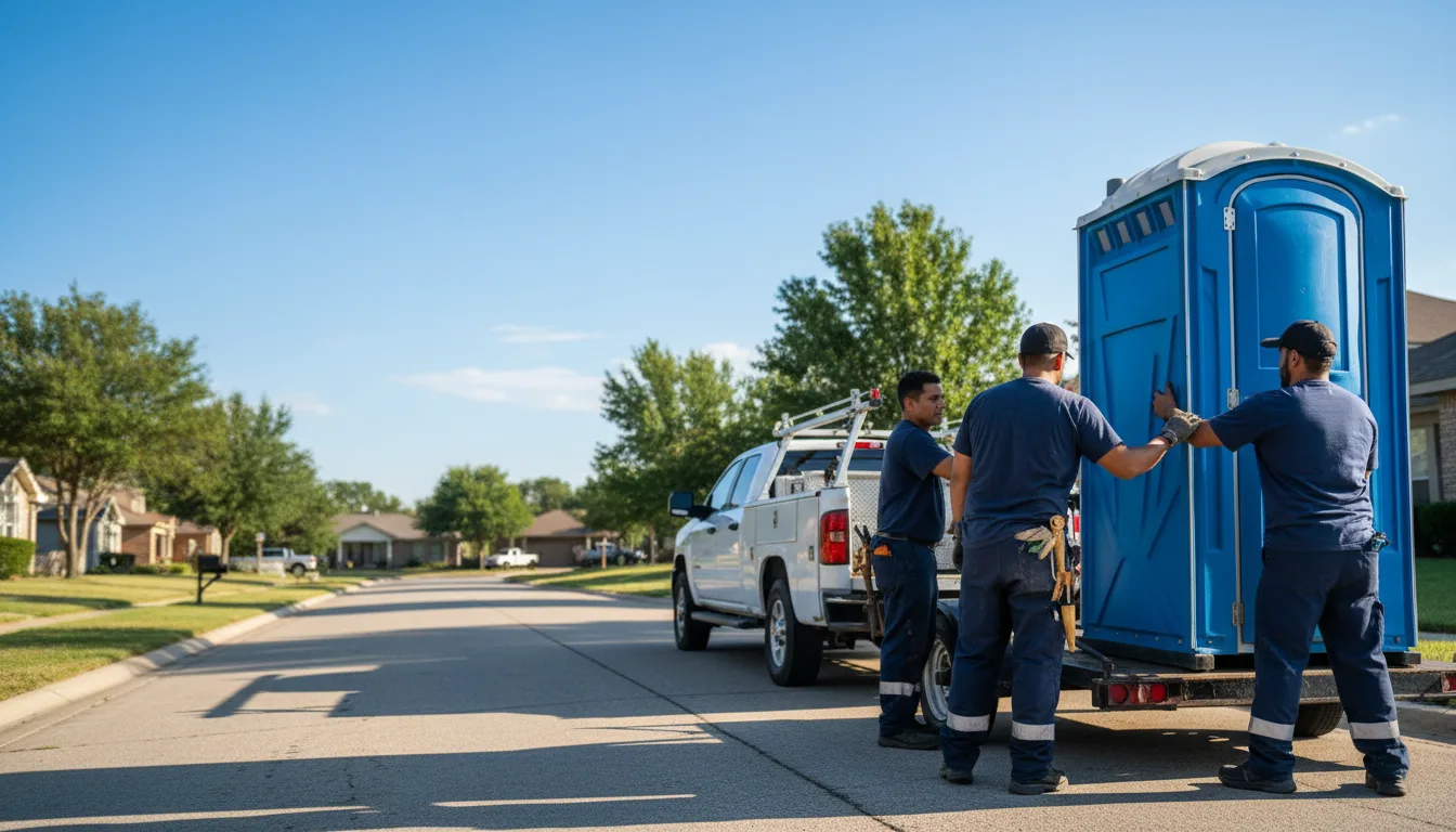 Portable Toilet Rental in Nome, TX near me